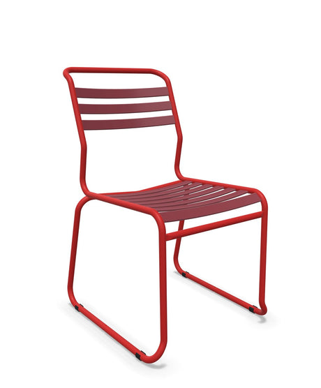 Schaffner Säntis Chaise luge à lattes Bordeaux 38 Rouge 30 