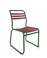 Schaffner Säntis Chaise luge à lattes Bordeaux 38 Vert Sapin 66 