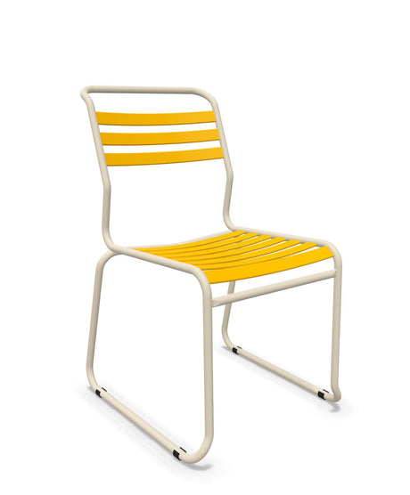 Schaffner Säntis Chaise luge à lattes Jaune 11 Sable Pastel 15 