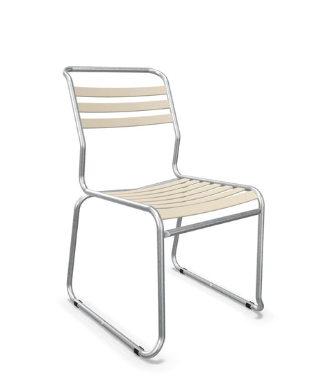Schaffner Säntis Chaise luge à lattes Sable Pastel 15 Galvanisé à chaud 02 