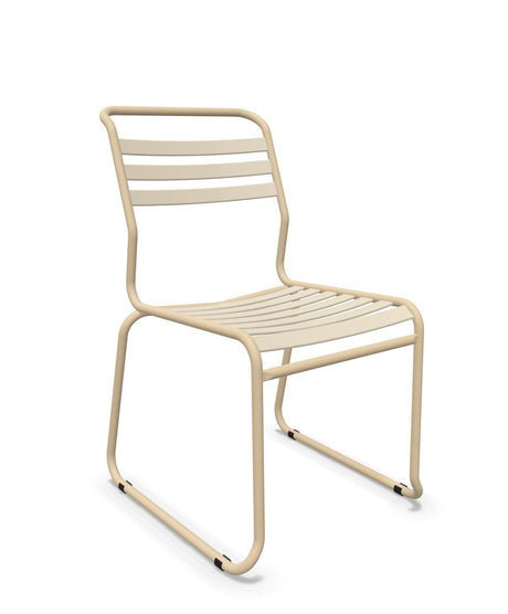 Schaffner Säntis Chaise luge à lattes Sable Pastel 15 Marron Pastel 83 