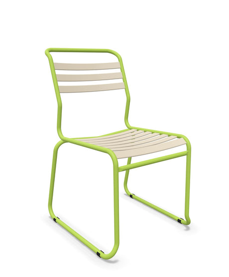 Schaffner Säntis Chaise luge à lattes Sable Pastel 15 Vert Clair 63 