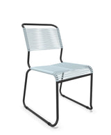 Schaffner Säntis Chaise luge Spaghetti Bleu Pastel 51 Anthracite 77 