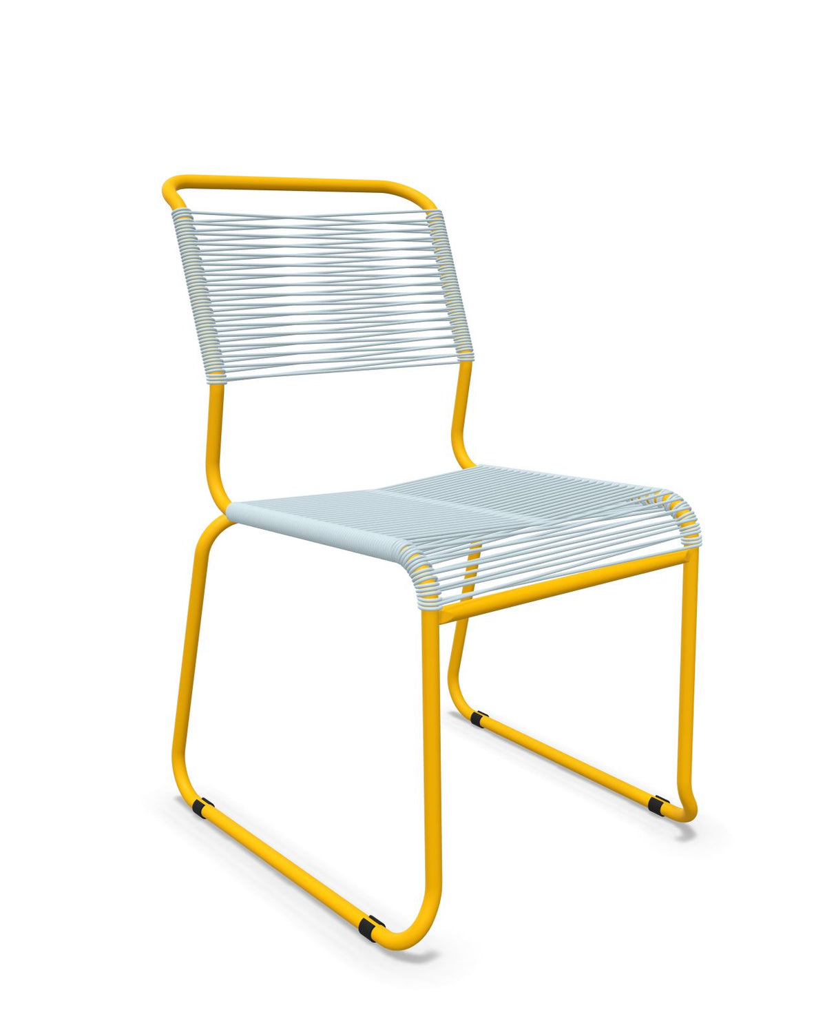 Schaffner Säntis Chaise luge Spaghetti Bleu Pastel 51 Jaune 11 