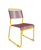 Schaffner Säntis Chaise luge Spaghetti Bordeaux 38 Jaune 11 