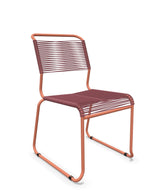 Schaffner Säntis Chaise luge Spaghetti Bordeaux 38 Terracotta 84 