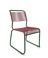 Schaffner Säntis Chaise luge Spaghetti Bordeaux 38 Vert Sapin 66 
