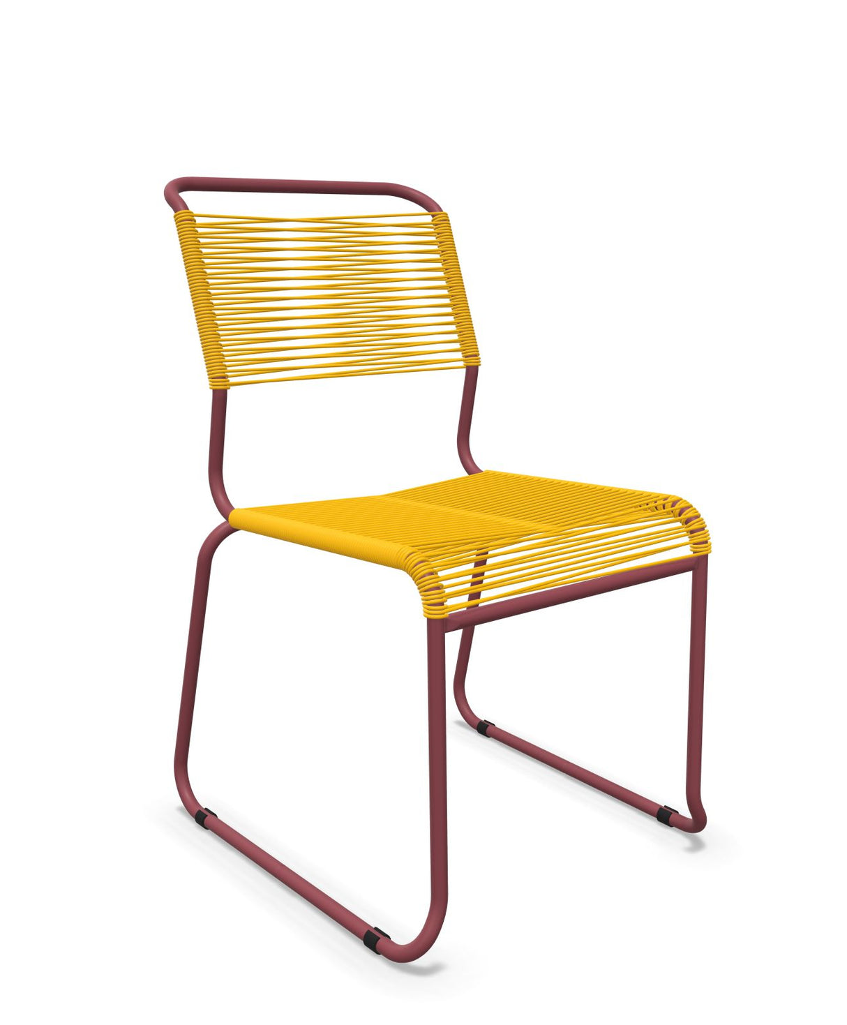 Schaffner Säntis Chaise luge Spaghetti Jaune 11 Bordeaux 38 