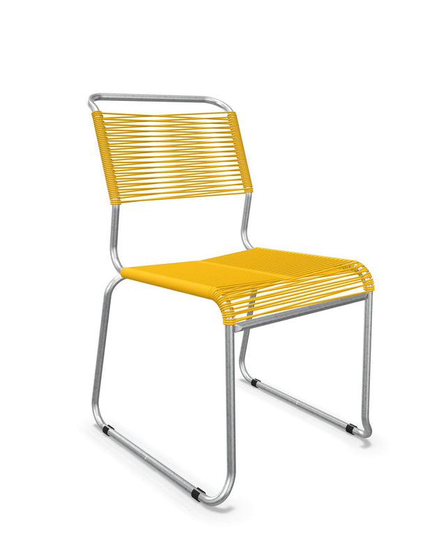 Schaffner Säntis Chaise luge Spaghetti Jaune 11 Galvanisé à chaud 02 