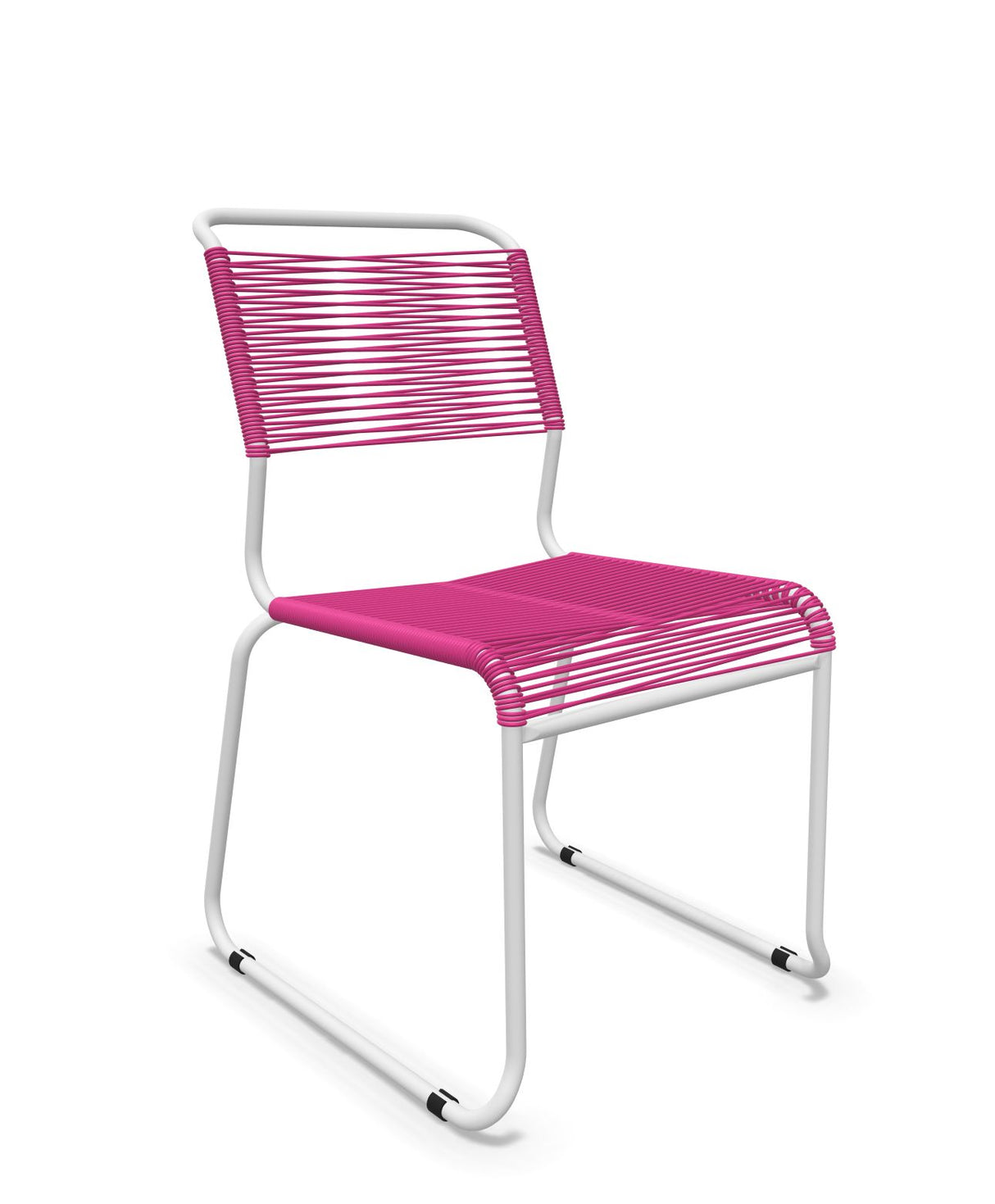 Schaffner Säntis Chaise luge Spaghetti Rose 41 Blanc 90 