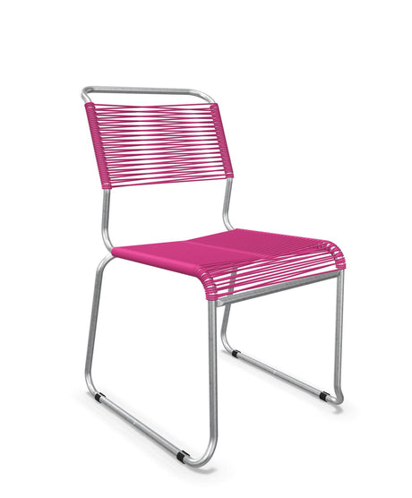 Schaffner Säntis Chaise luge Spaghetti Rose 41 Galvanisé à chaud 02 