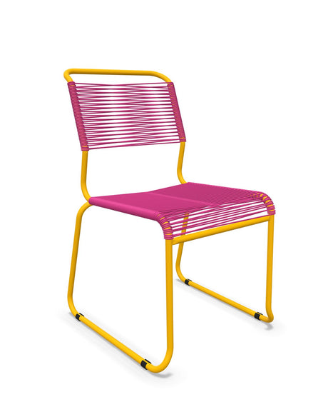 Schaffner Säntis Chaise luge Spaghetti Rose 41 Jaune 11 