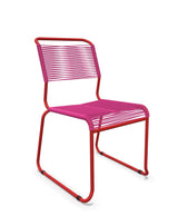 Schaffner Säntis Chaise luge Spaghetti Rose 41 Rouge 30 