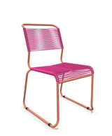 Schaffner Säntis Chaise luge Spaghetti Rose 41 Terracotta 84 