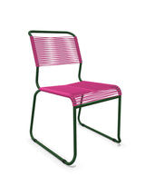 Schaffner Säntis Chaise luge Spaghetti Rose 41 Vert Sapin 66 