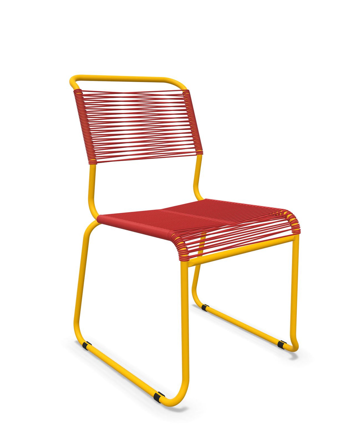 Schaffner Säntis Chaise luge Spaghetti Rouge 30 Jaune 11 