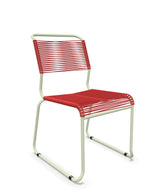 Schaffner Säntis Chaise luge Spaghetti Rouge 30 Vert Pastel 64 