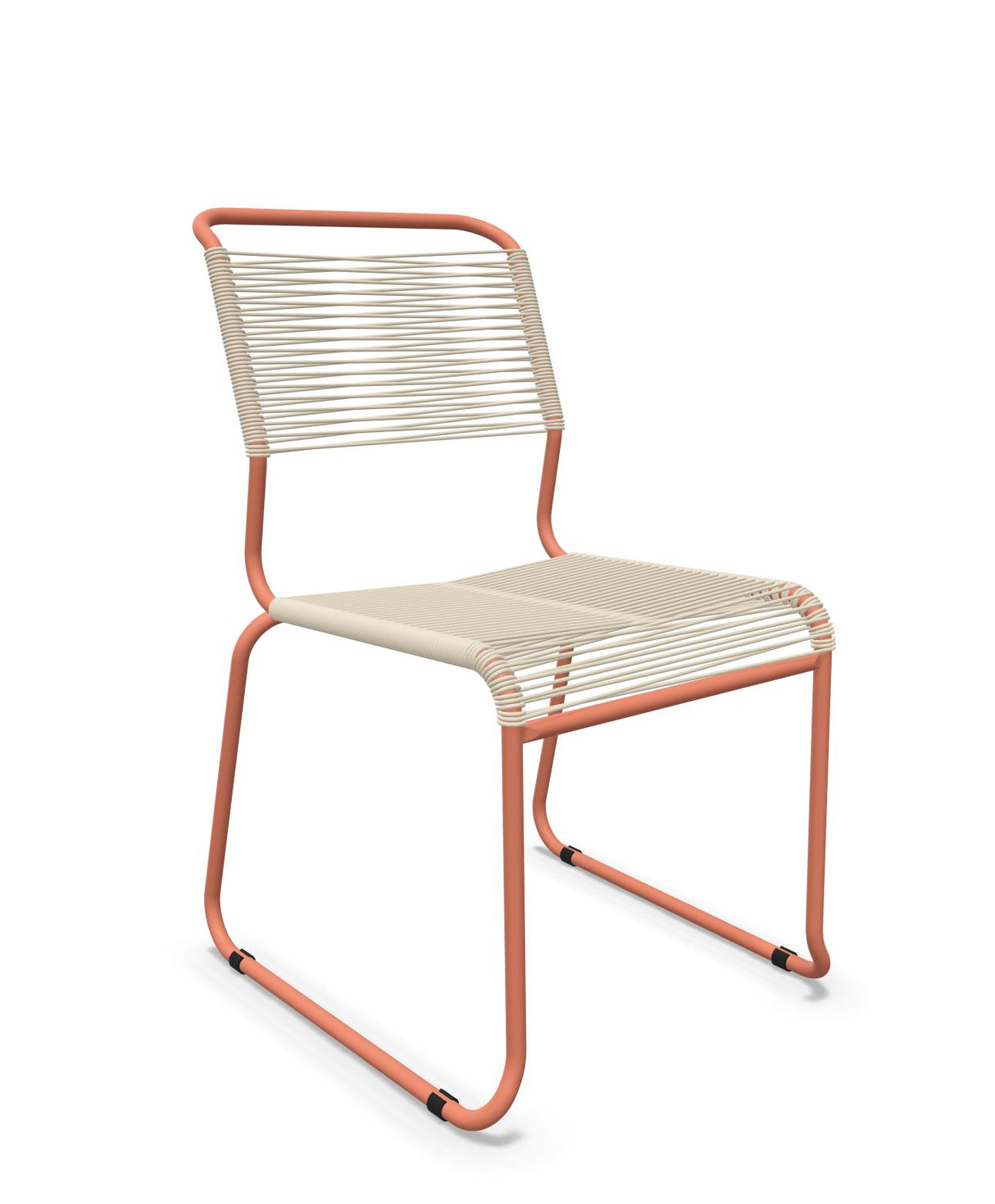 Schaffner Säntis Chaise luge Spaghetti Sable pastel 15 Terracotta 84 