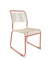 Schaffner Säntis Chaise luge Spaghetti Sable pastel 15 Terracotta 84 