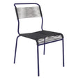 Schaffner Säntis Chaise Spaghetti Bleu 53 Anthracite 77 