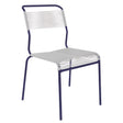 Schaffner Säntis Chaise Spaghetti Bleu 53 Blanc 90 
