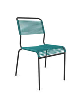 Schaffner Säntis Chaise Spaghetti Bleu Kali 56 Anthracite 77 