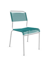 Schaffner Säntis Chaise Spaghetti Bleu Kali 56 Gris Argent 78 