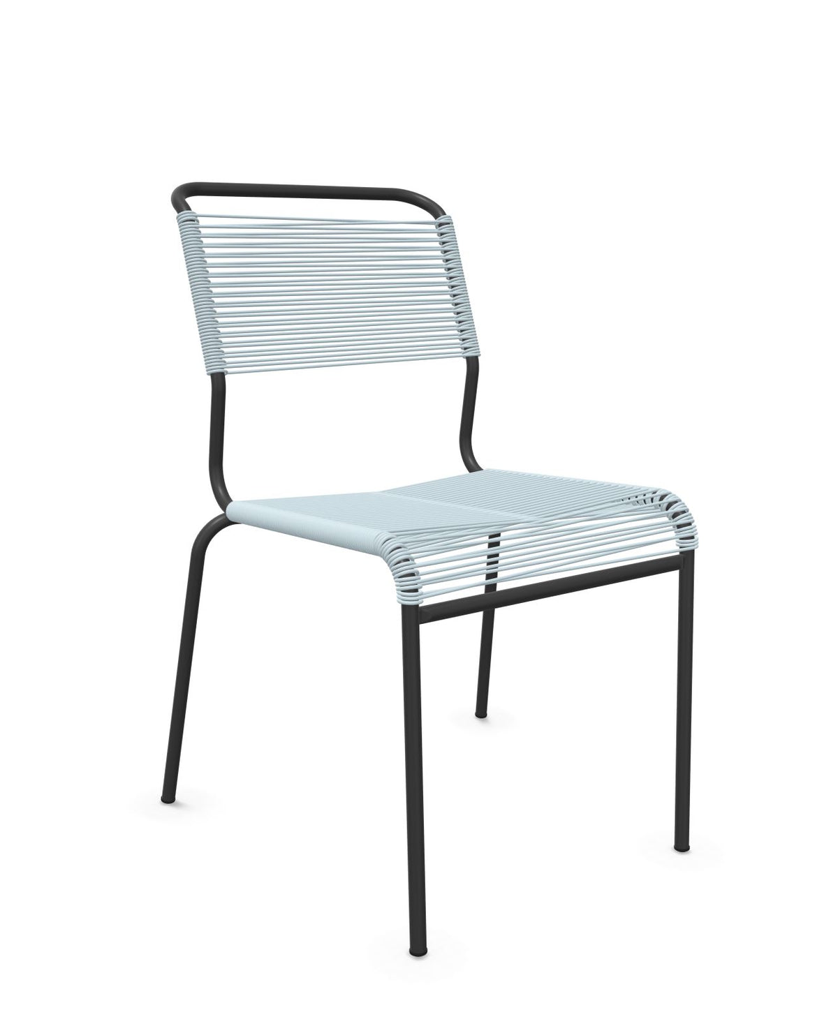 Schaffner Säntis Chaise Spaghetti Bleu Pastel 51 Anthracite 77 