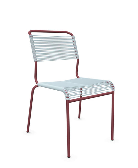 Schaffner Säntis Chaise Spaghetti Bleu Pastel 51 Bordeaux 38 