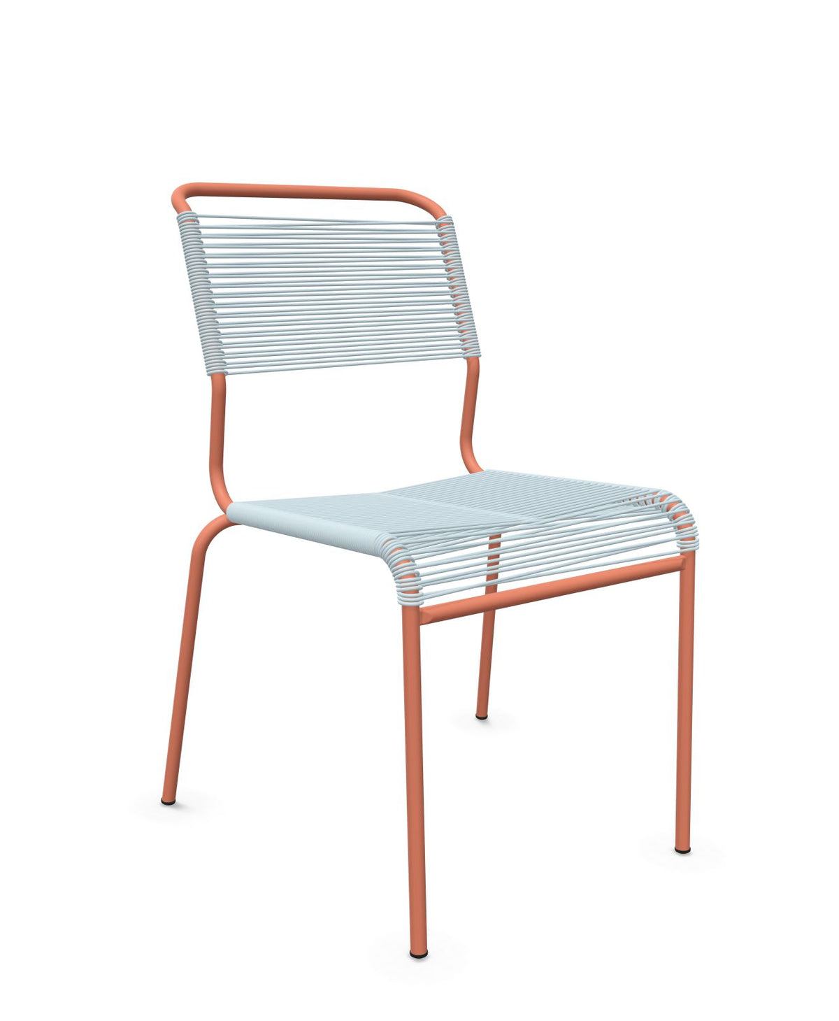Schaffner Säntis Chaise Spaghetti Bleu Pastel 51 Terracotta 84 