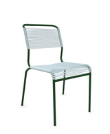 Schaffner Säntis Chaise Spaghetti Bleu Pastel 51 Vert Sapin 66 