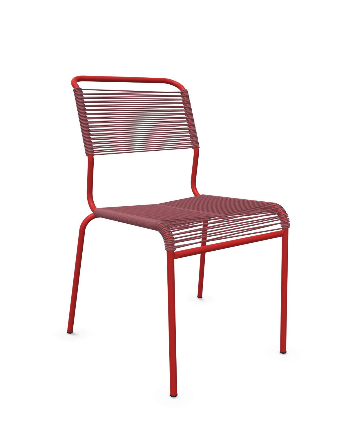 Schaffner Säntis Chaise Spaghetti Bordeaux 38 Rouge 30 