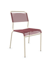 Schaffner Säntis Chaise Spaghetti Bordeaux 38 Sable Pastel 15 