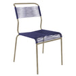 Schaffner Säntis Chaise Spaghetti Champagne 85 Bleu 53 