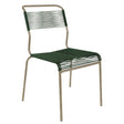 Schaffner Säntis Chaise Spaghetti Champagne 85 Vert sapin 66 
