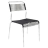 Schaffner Säntis Chaise Spaghetti GALAXUS Galvanisé à chaud 02 / anthracite 77 