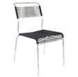 Schaffner Säntis Chaise Spaghetti GALAXUS Galvanisé à chaud 02 / anthracite 77 