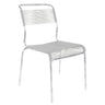 Schaffner Säntis Chaise Spaghetti GALAXUS Galvanisé à chaud 02 / blanc 90 