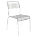 Schaffner Säntis Chaise Spaghetti GALAXUS Galvanisé à chaud 02 / blanc 90 