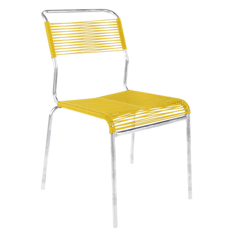 Schaffner Säntis Chaise Spaghetti GALAXUS Galvanisé à chaud 02 / jaune 11 