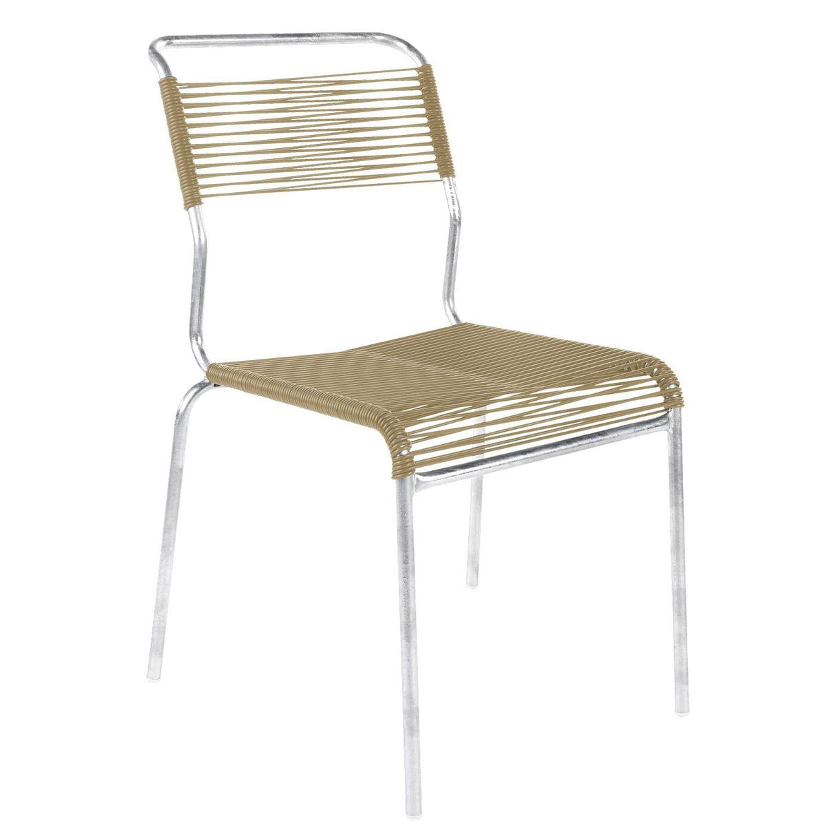 Schaffner Säntis Chaise Spaghetti GALAXUS Galvanisé à chaud 02 / marron pastel 83 