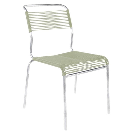 Schaffner Säntis Chaise Spaghetti GALAXUS Galvanisé à chaud 02 / vert pastel 64 