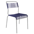 Schaffner Säntis Chaise Spaghetti Gris Argent 78 Bleu 53 