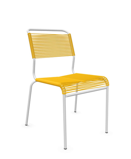 Schaffner Säntis Chaise Spaghetti Jaune 11 Blanc 90 