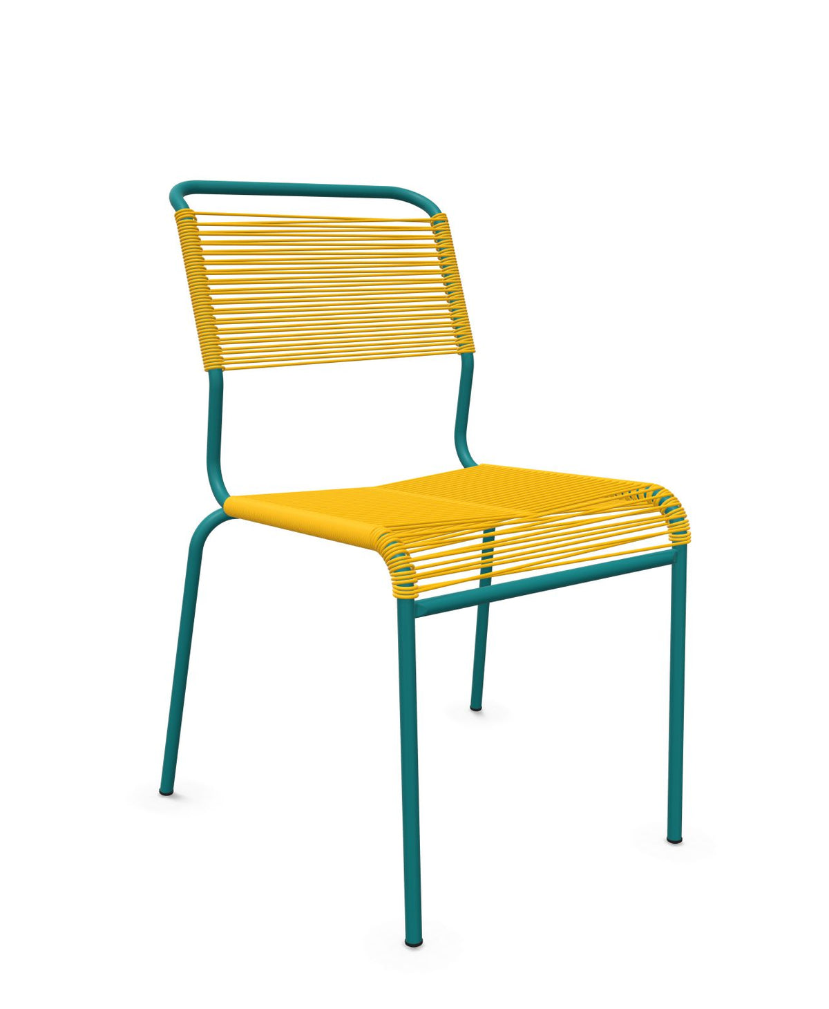 Schaffner Säntis Chaise Spaghetti Jaune 11 Bleu Kali 56 