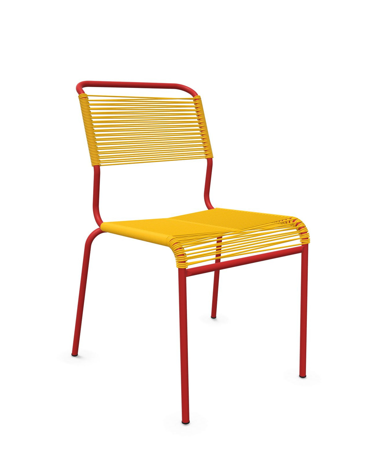 Schaffner Säntis Chaise Spaghetti Jaune 11 Rouge 30 