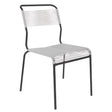 Schaffner Säntis Chaise Spaghetti Noir 91 Blanc 90 