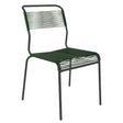 Schaffner Säntis Chaise Spaghetti Noir 91 Vert sapin 66 