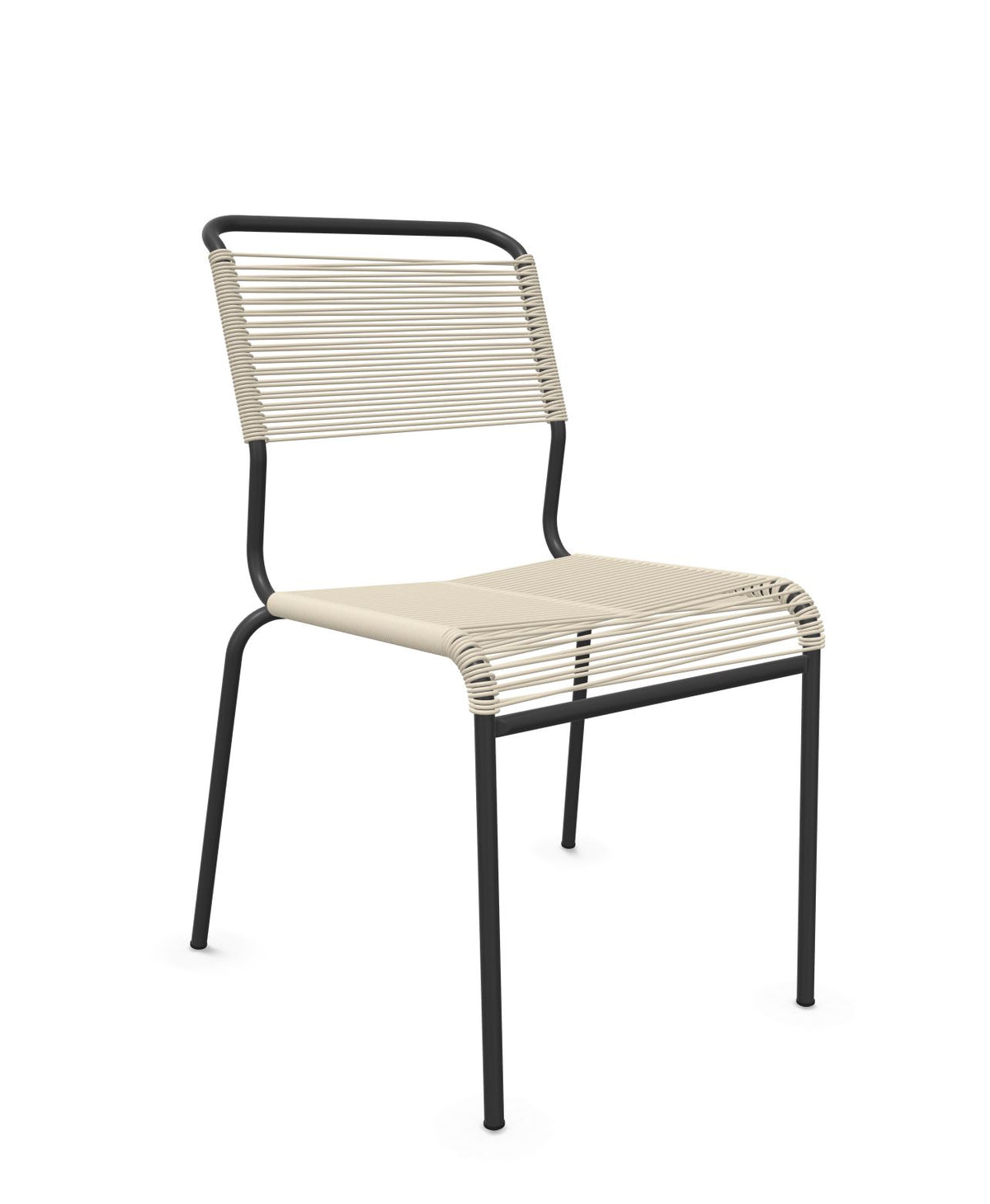 Schaffner Säntis Chaise Spaghetti Sable Pastel 15 Anthracite 77 