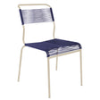 Schaffner Säntis Chaise Spaghetti Sable Pastel 15 Bleu 53 